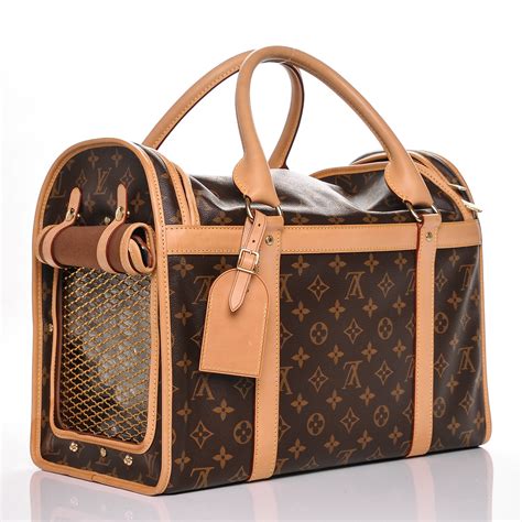 louis vuitton dog collae|authentic Louis Vuitton pet carrier.